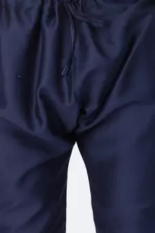 Men Blue Cotton Kurta And Pyjama Set
