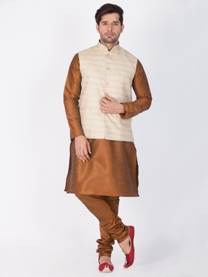 kurta with modi coat