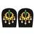 Classic Green Enamelled Chandbali Earrings For Women