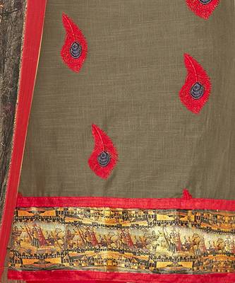 Mehendi embroidered cotton salwar 2