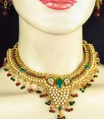 Polki necklace set.