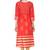 Red Cotton Block Prints Long Anarkali kurti