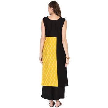Multicolor Cotton Block Prints Long Straight kurti 4