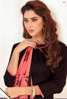 Black embroidered cotton salwar 4