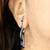 Wavering Waves - Drop Sterling Silver Earrings