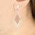 ainty Diamonds - Long Dangler Drop Sterling Silver Earrings