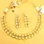 Kundan Meenakari Gold Look Necklace Set