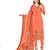 Orange Printed Cotton Salwar