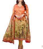 Multicolour printed cotton salwar