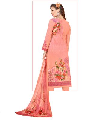 Pink printed cotton salwar 2