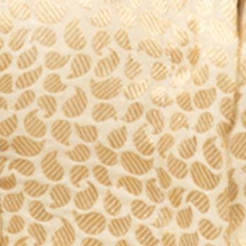 Designer Brocade Cold Shoulde Gold Padded Readymade Saree Blouse 5