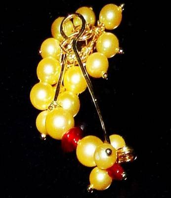 Nath Extra Small Clip type Maharashtrian traditional Nose ring of Pearl bead 2