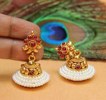 Red Agate Earrings 1