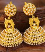 White Agate Earrings