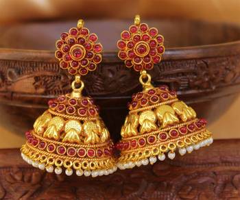 Red Agate Earrings 1