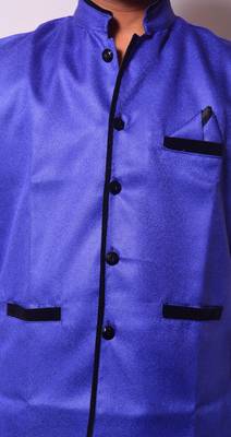 Blue Indo Western Jacket 2