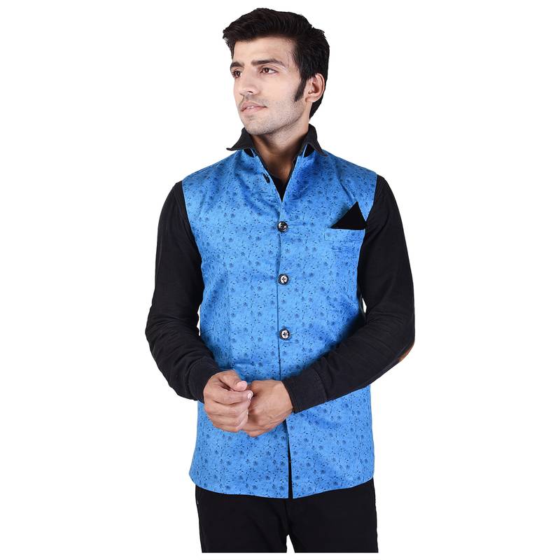 Blue Cotton  Modi Jacket