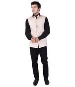 Beige Cotton Linen Modi Jacket