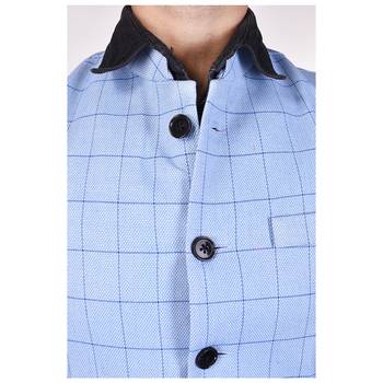 Blue Cotton Poly  Modi Jacket 4