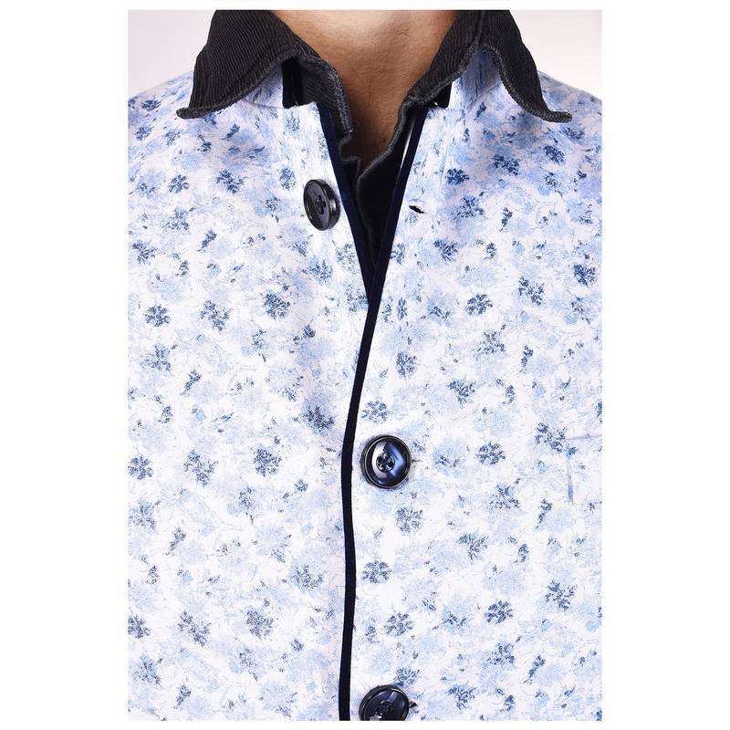 White Cotton  Modi Jacket