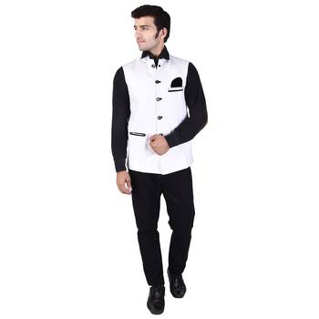 White Jute Modi Jacket 1