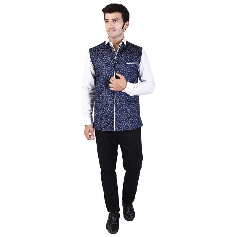 Blue Cotton  Modi Jacket