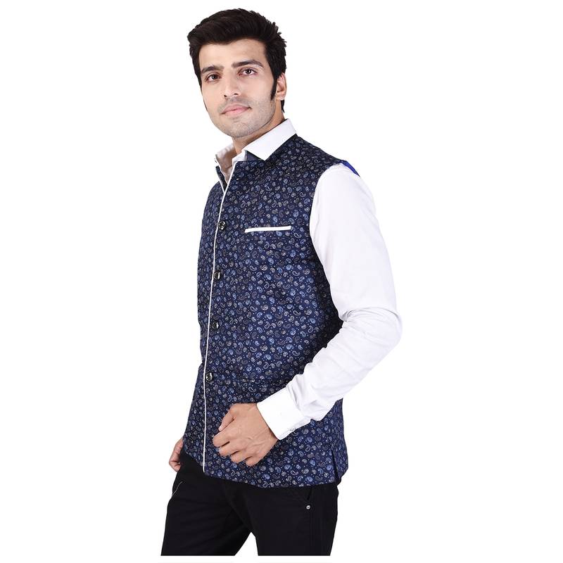 Blue Cotton  Modi Jacket