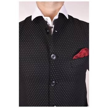 Black Cotton Poly Modi Jacket 4