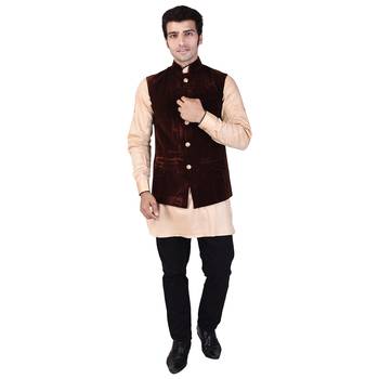 Brown Velvet Modi Jacket 1