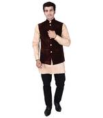 Brown Velvet Modi Jacket