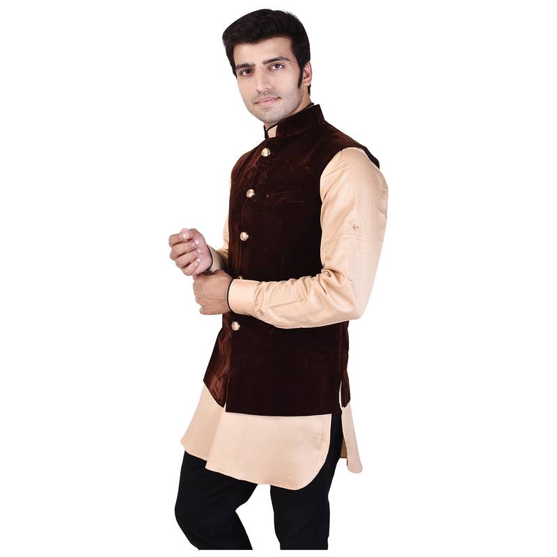Brown Velvet Modi Jacket