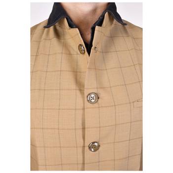 Beige Cotton Poly Modi Jacket 4