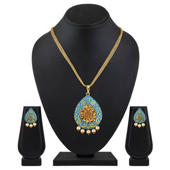 Modish Gold Plated With Lct Stone Pendant Set For Women 2
