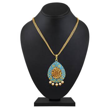 Modish Gold Plated With Lct Stone Pendant Set For Women 3