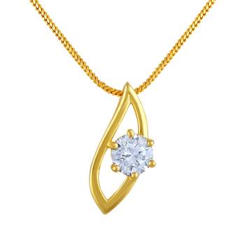 Fancy Gold Plated Pendant Set For Women 3