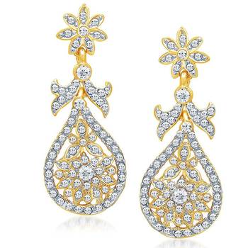 Brilliant Gold Plated Austrian Stone Necklace Set For Women 3