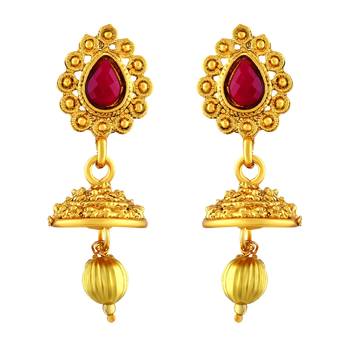Enchanting Gold Plated Opera Style Necklace Set For Women 4