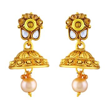 Pretty Gold Plated Matinee Style Necklace Set For Women 4