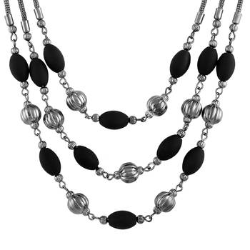 Fancy Oxidised Opera Style Necklace Set For Women 3