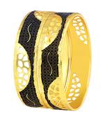 Gold Plated Meena Work Bangles for Women