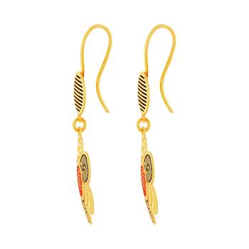 Ethnic Hanging Gold Plated Earring For Women 2