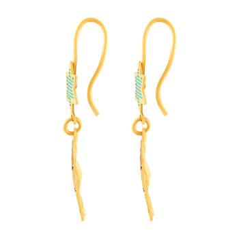 Royal Hanging Gold Plated Earring For Women 2