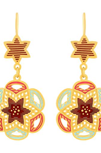 Glorious Hanging Gold Plated Earring For Women