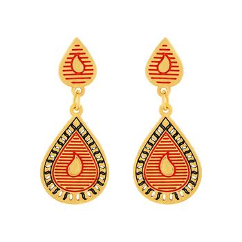 Astonishing Hanging Gold Plated Earring For Women 1