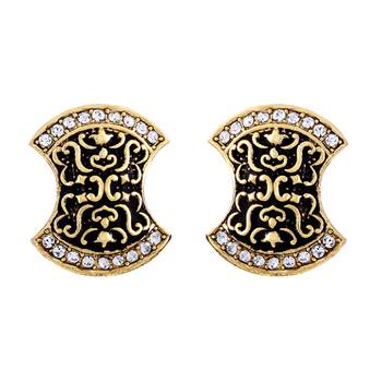 Divine Dangle & Drop Gold Plated Combo Of 4 Earring For Women 5