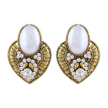 Splendid Stud Gold Plated Combo Of 4 Earring For Women 2