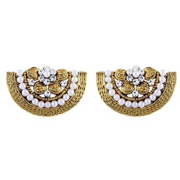Splendid Stud Gold Plated Combo Of 4 Earring For Women 3
