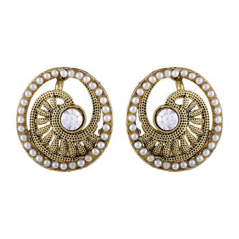Splendid Stud Gold Plated Combo Of 4 Earring For Women 5