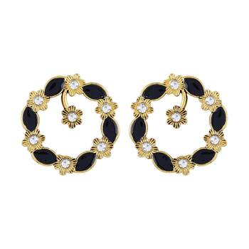 Gleaming Dangle & Drop Gold Plated Combo Of 4 Earring For Women 3