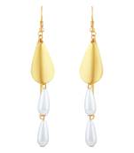 Pretty Gold Plated Drop Earring For Women